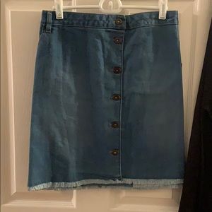 denim mini Skirt